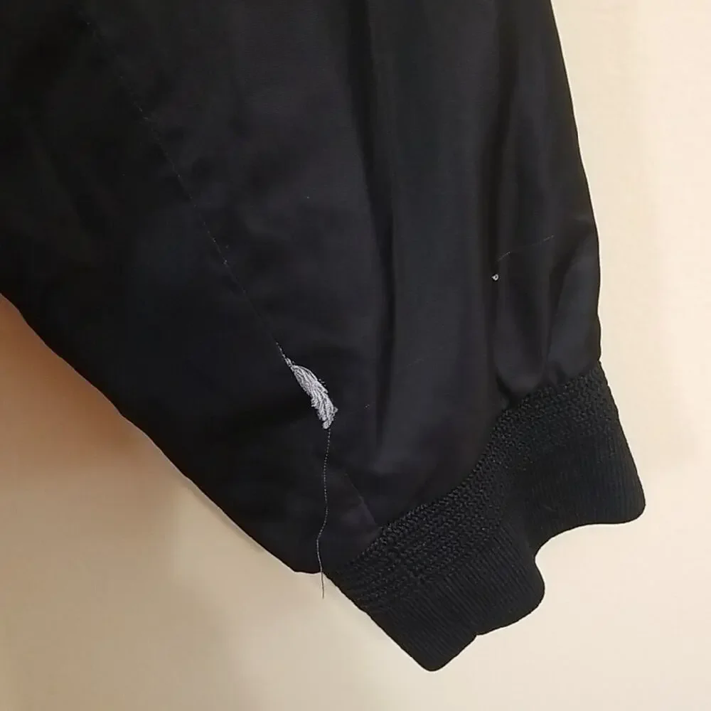 Jack & Jones Essential Bomber Jacket Monochrome Marble Coat Outerwear Medium